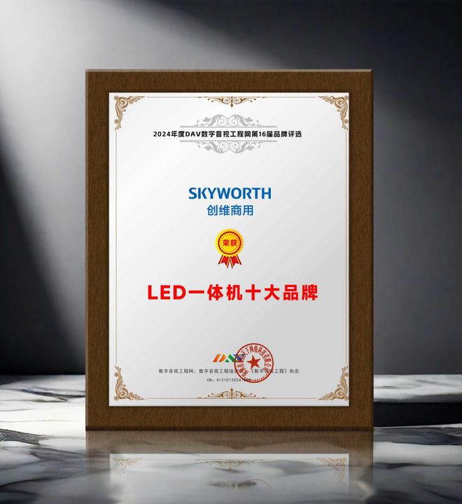 度LED一体机十大品牌”获奖名单出炉！麻将胡了免费试玩荣誉加冕 “2024年(图2)